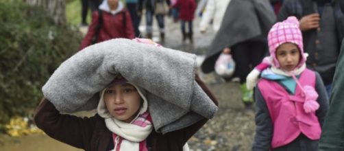 Refugiados que desejam chegar &agrave; Europa