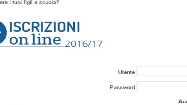 Iscrizioni on line scuola 2016/17