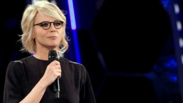 Maria De Filippi durante la conduzione