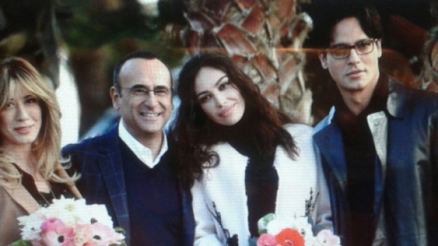 Carlo Conti e i co-conduttori del Festival