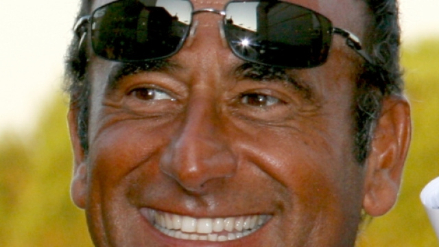 Carlo Conti, conduttore e tifoso della Fiorentina.