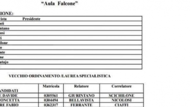 Davide Faraone si &egrave; laureato oggi