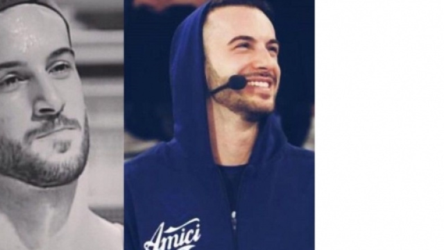 Andreas Muller saluta la scuola di Amici 15.
