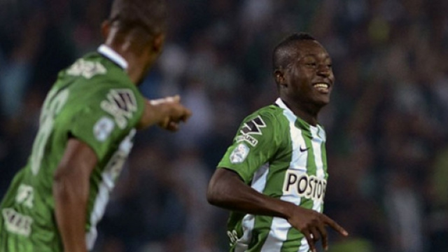 Marlos Moreno, attaccante del Nacional Medellin