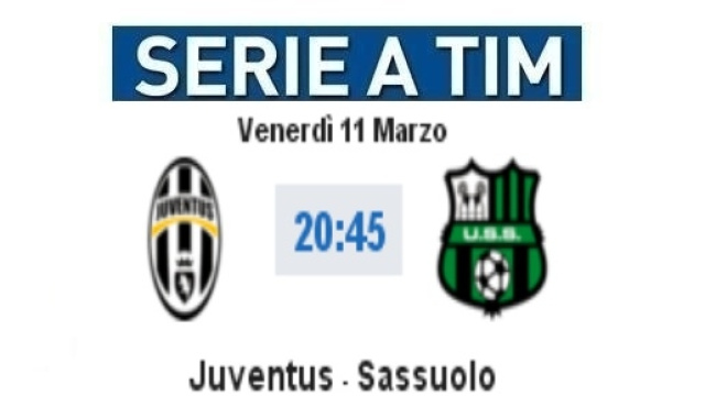 Juventus-Sassuolo in diretta live su BlastingNews