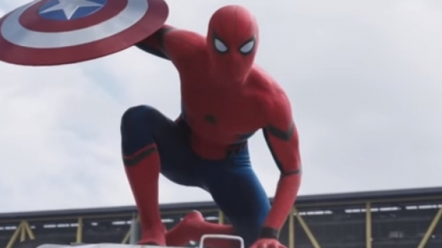 Spiderman nel film "Captain America: Civil War"