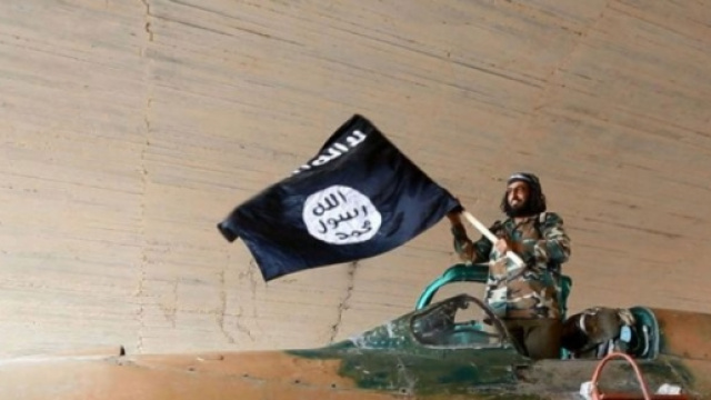 Miliziano dell'Isis a Sabrata (Libia)
