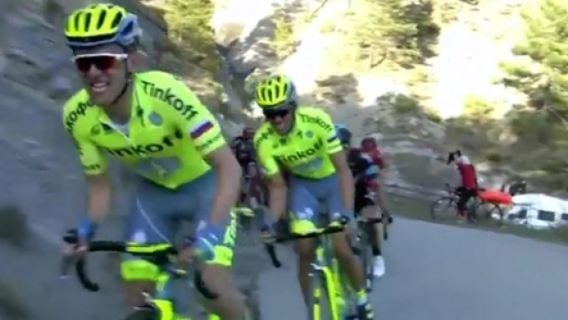 Majka e Contador in testa al gruppo