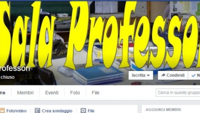 Gruppi Facebook sul comparto scuola