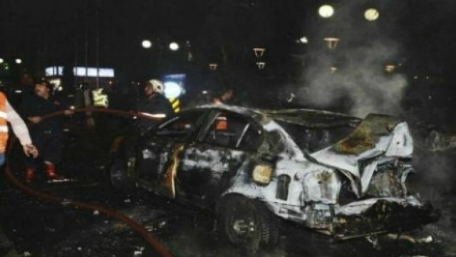 Soccorsi sulla scena dell'attentato