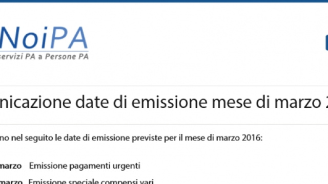 Calendario date erogazione stipendio docenti