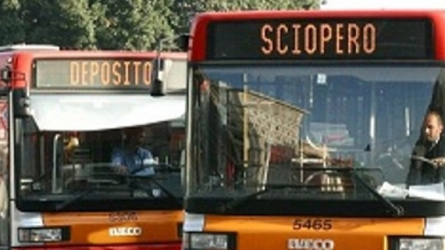 Sciopero mezzi pubblici 17 e 18 marzo