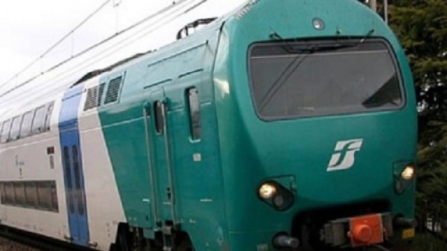 Calabria, serpente su un treno