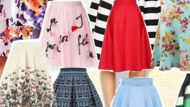 Collage di gonne per la primavera.