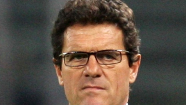 Fabio Capello, in una vecchia foto in panchina