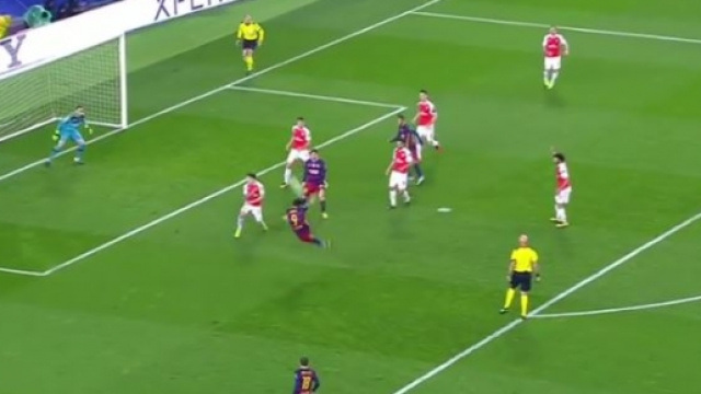Voti Barcellona-Arsenal Gazzetta: il gol di Suarez