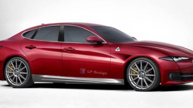 Alfa Romeo Alfetta: render by LP Design