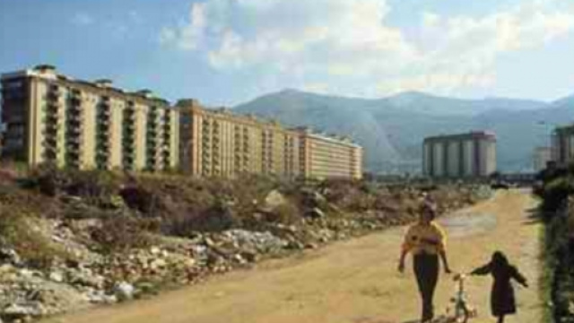 Il degrado del quartiere Zen di Palermo