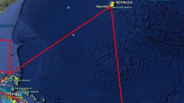 Triangolo delle bermuda from google earth