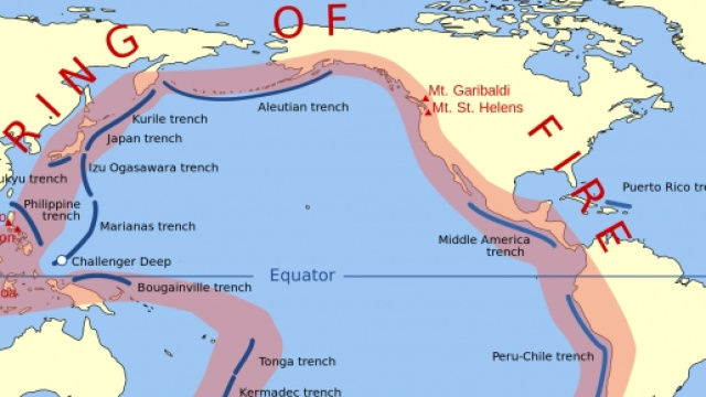 "cintura di fuoco" dell'Oceano Pacifico