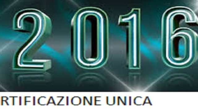 CU 2016,scadenza invio e sanzioni
