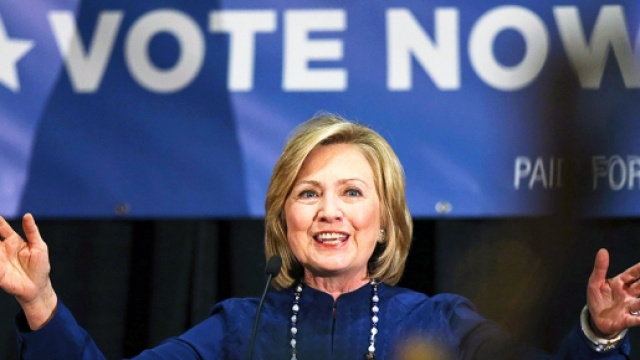 Super Tuesday, la soddifazione di Hillary Clinton