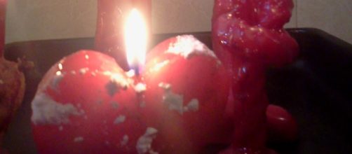 Velas de formas, prepradas para rituales de amor.