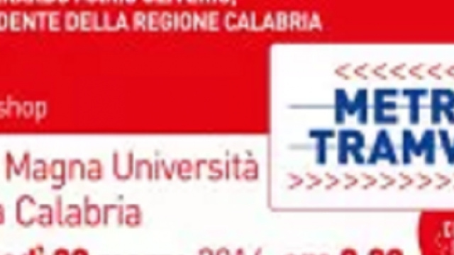 Unical: workshop sulla metropolitana leggera