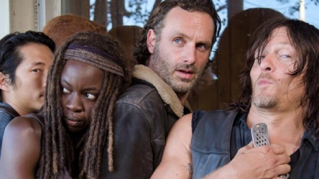 Danai Gurira, Andrew Lincoln e Norman Reedus
