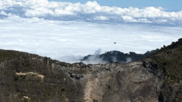 Ufo in Costa Rica sopra parco nazionale
