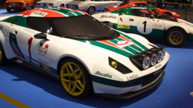 Un prototipo della sportiva Lancia Stratos