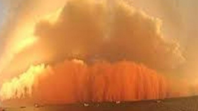 Una tempesta di sabbia travolge la Sicilia