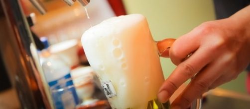 Cold beer after a stressful day