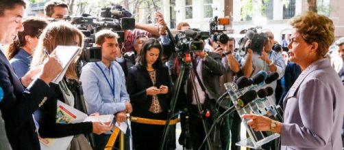 Dilma chamou a imprensa internacional