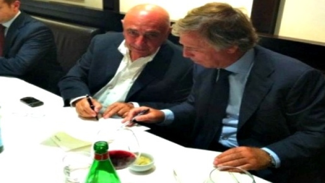 In foto Adriano Galliani ed Enrico Preziosi