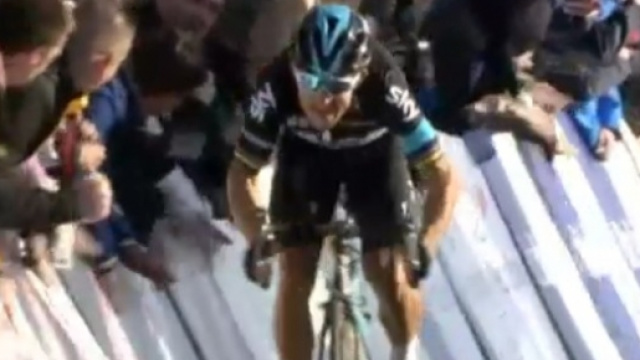 Michal Kwiatkowski verso la vittoria ad Harelbeke