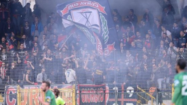 I tifosi pitagorici presenti ad Avellino