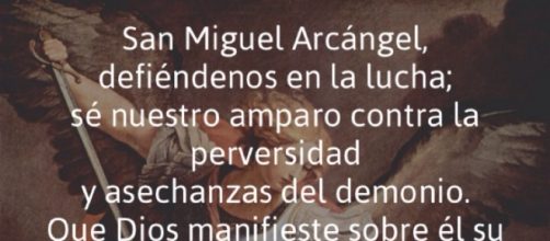 Oraci&oacute;n Arcanguel Miguel para el mal de ojo.