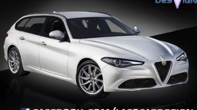 Alfa Romeo Giulia Sportwagon: render by Laco Design