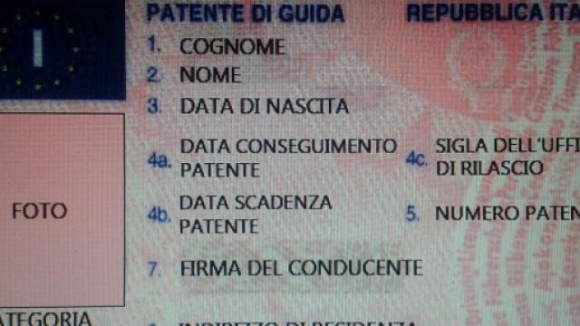 Patente di guida, dal 2017 a rischio