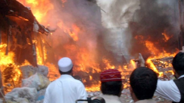 Uno dei tanti attentati in Pakistan