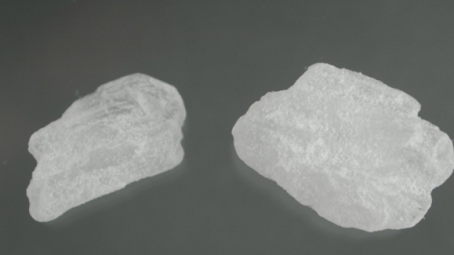 Cristalli di metanfetamina, pericolosa droga