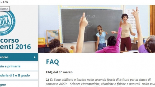 le faq del Miur sul concorso docenti