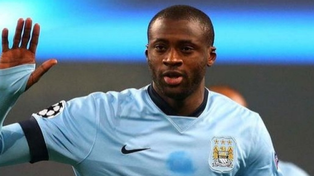 Yaya Tour&eacute; del Manchester City