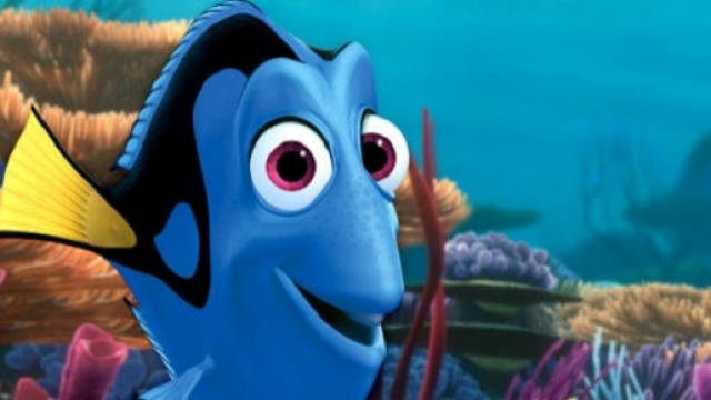 Dory, la pesciolina smemorata protagonista del film d'animazione