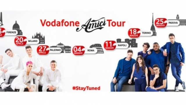 I ragazzi di Amici 15 vanno in tour in tutta Italia.