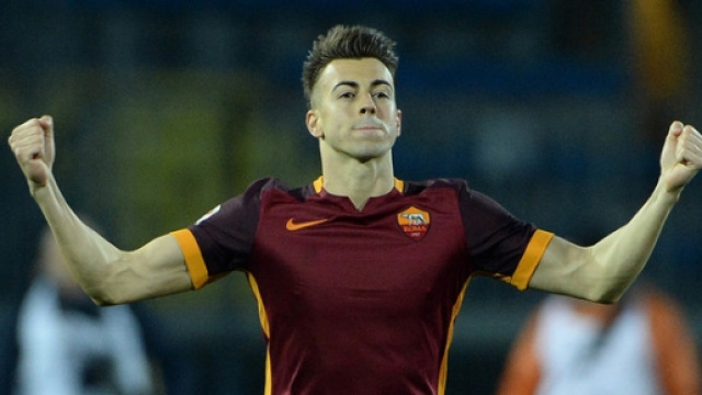 Stephan El Shaarawy autore del vataggio giallorosso