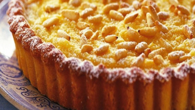 Torta Crema E Pinoli! Deliziosa!