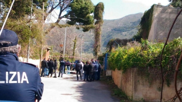 Il luogo del delitto in via Falsomiele