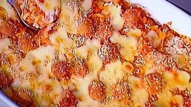 Ricetta timballo di gramigna con polpettine